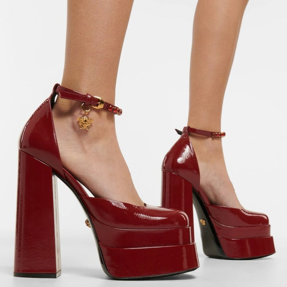 Versace Medusa Aevitas Platform Pumps